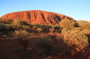 Ayers Rock at sunrise