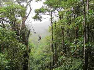 Ziplining in Monteverde