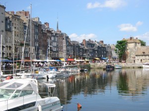 The beautiful harbor at Honfleur!