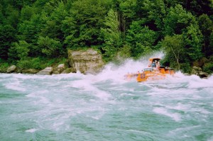 Jet boating at Niagara - August 2000